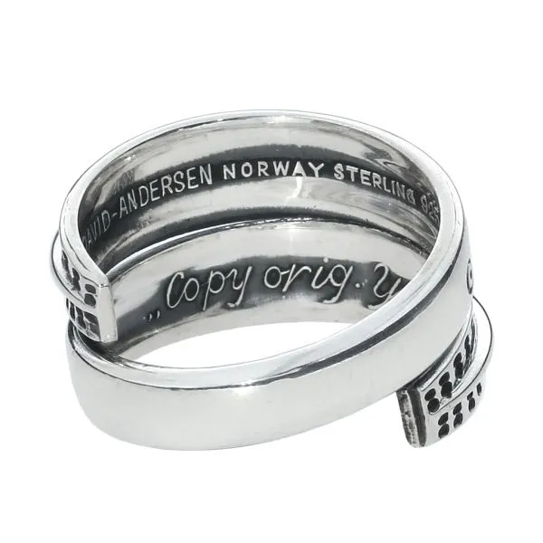 ノルウェー ヴィンテージ「DAVID-ANDERSEN」シルバー リング 稀少 北欧ノルウェー製1950年代David Andersen銀細工師スターリングシルバー